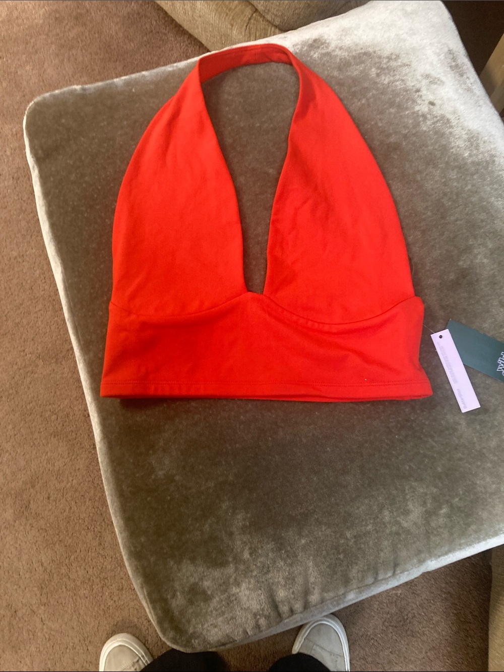 wild fable Red Halter Tank Top